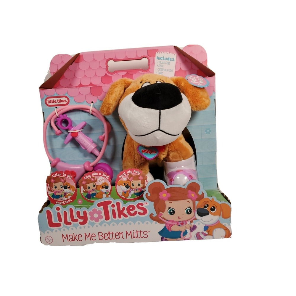 Lilly Tikes Make Me Better Mitts Plush Interactive Pet by Little Tikes NEW